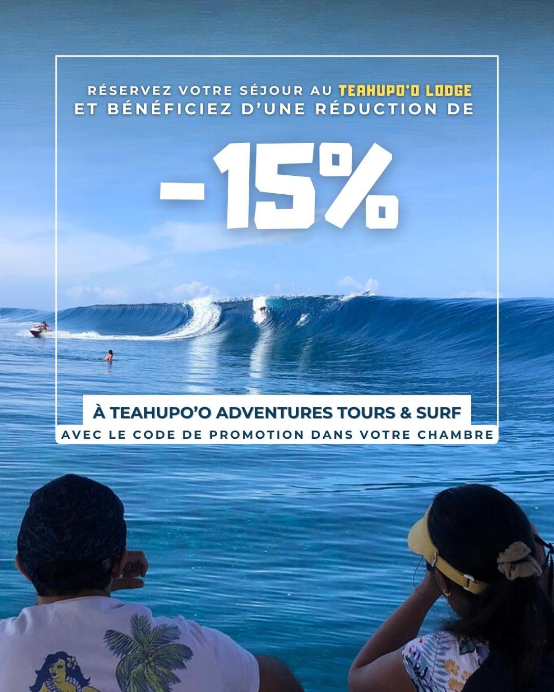 Teahupo'O Lodge - Cosy Studio Climatise Pa'Aihere - Entre Randonnees Et Activites Nautiques Teahupoo Exterior foto