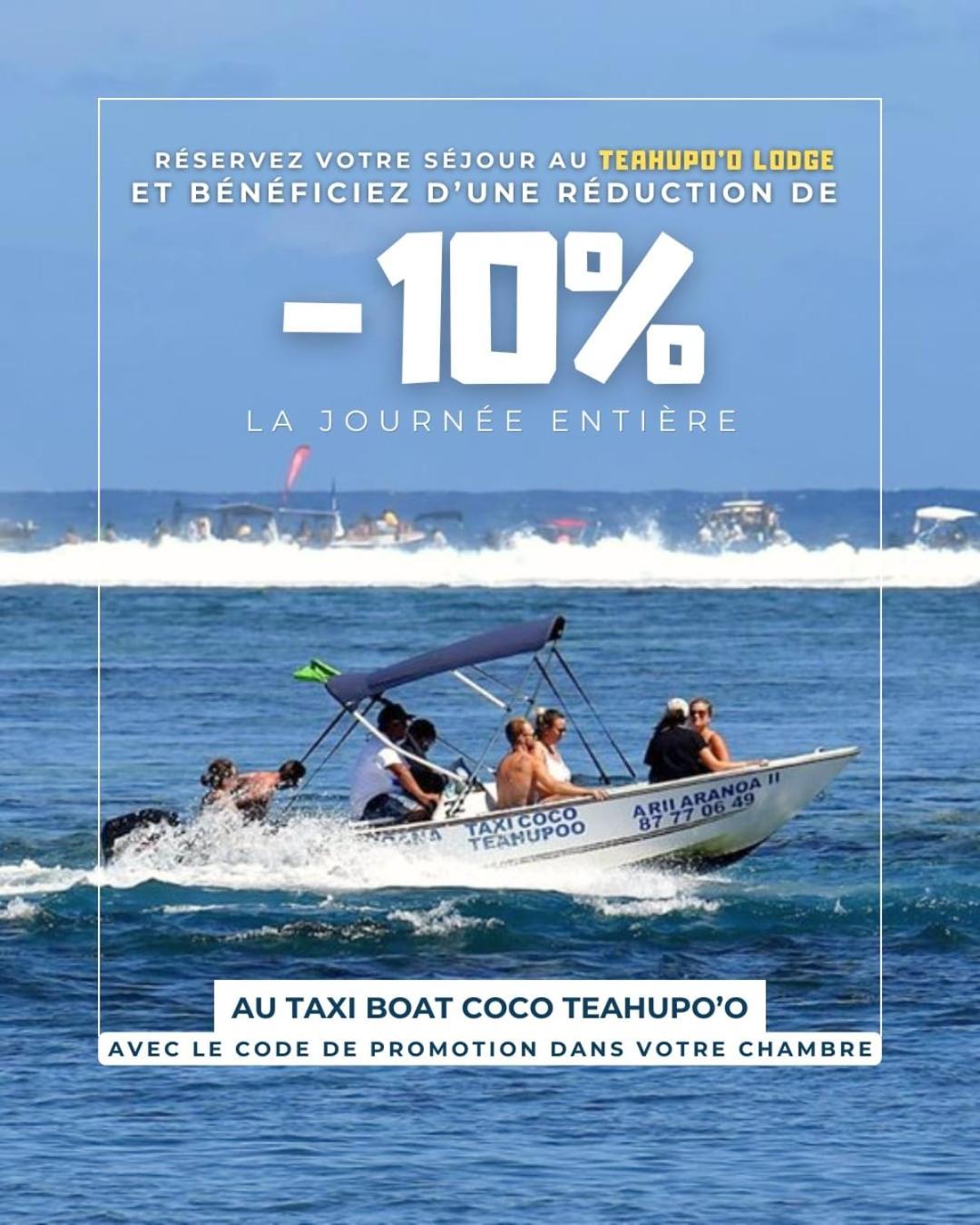Teahupo'O Lodge - Cosy Studio Climatise Pa'Aihere - Entre Randonnees Et Activites Nautiques Teahupoo Exterior foto